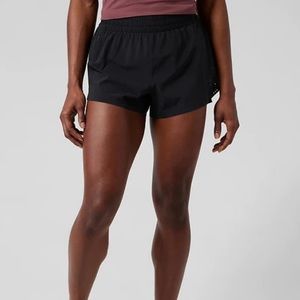 Athleta Hustle 3” Black Shorts